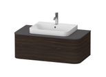 Duravit Happy D.2 Plus Waschtisch-Unterschrank HP494106969 100x55cm, für Konsole, 1 Auszug, für Aufsatzbecken, nussbaum gebürstet