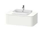 Duravit Happy D.2 Waschtisch-Unterschrank HP494103636 35,4 x 100 x 55 cm, 1 Auszug, Konsole, für Aufsatzbecken, weiß seidenmatt