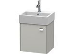 Duravit Brioso Waschtischunterbau BR4050L1007 434x339mm, Betongrau Matt, Tür links, Griff Chrom