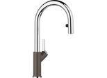 Blanco CARENA-S Vario Küchenarmatur 521378 SILGRANIT-Look cafe/chrom