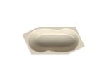 Bette BetteMetric 6-Eck-Badewanne 6840-006 206x90x45cm, Fußende rechts, Überlauf vorne, jasmin