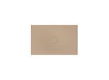 Bette BetteAir Duschfliese 7356-425AE,T2 1400 x 900 mm, greige, Rechteck, glasierter Titan-Stahl, mit Minimum-Täger