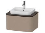 Duravit Happy D.2 Plus Waschtisch-Unterschrank HP494007575 65x48cm, für Konsole, 1 Auszug, leinen