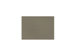 Bette BetteAir Duschfliese 7357-404AE,T2 1400 x 1000 mm, graphite, Rechteck, glasierter Titan-Stahl, mit Minimum-Täger