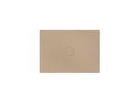 Bette BetteAir Duschfliese 7357-425PLUS,T2 1400 x 1000 mm, greige, Rechteck, glasierter Titan-Stahl, mit Minimum-Täger