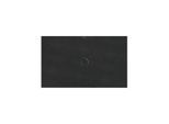 Bette BetteFloor Duschfläche 5936-790T1 150x90cm, Mini-Wannenträger, Midnight