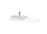 Duravit Happy D.2 Waschtisch-Konsole HP031KL3636 130 x 55 cm, mit 1 Ausschnitt, Links, weiß seidenmatt