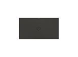 Bette BetteFloor Duschfläche 5937-401PLUS,T1 150x80cm, Glasur, Mini-Wannenträger, anthracite