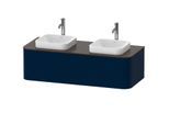 Duravit Happy D.2 Waschtisch-Unterschrank HP4943B9898 35,4 x 130 x 55 cm, 1 Auszug, für Konsole, nachtblau seidenmatt