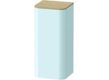 Duravit Happy D.2 Halbhochschrank HP1260L9797 88 x 40 x 36 cm, 1 Tür, Anschlag links, lichtblau seidenmatt