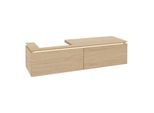 Villeroy & Boch Legato Waschtischunterschrank B688L0VJ 160x38x50cm, mit LED-Beleuchtung, Nordic Oak