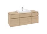 Villeroy & Boch Legato Waschtischunterschrank B68500VJ 140x55x50cm, Nordic Oak