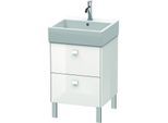 Duravit Brioso Waschtischunterschrank BR443202222 484x459mm, Weiß Hochglanz, 2 Auszüge