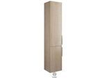 Burgbad Eqio Hochschrank HSBA035LF3180 35 x 176 x 32 cm, Eiche Dekor Cashmere, 2 Türen, links