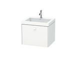 Duravit Brioso c-bonded Waschtisch mit Unterbau BR4600N1818, 60x48cm, Weiß Matt, ohne Hahnloch