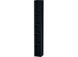 Duravit L-Cube Regalelement LC120604040 18x18x140cm, 5 Fächer, vertikal, schwarz hochglanz
