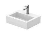 Duravit Vero Med Möbel-Handwaschbecken 0704450041 45x35cm, mit Hahnloch, ohne Überlauf, mit Hahnlochbank, weiß