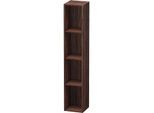 Duravit L-Cube Regalelement LC120502121 18x18cm, 4 Fächer, vertikal, nussbaum dunkel