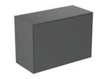Ideal Standard Conca Waschtisch-Unterschrank T4318Y2 ohne Ausschnitt, 1 Auszug, 80 x 37 x 55 cm, Anthrazit matt lackiert