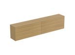 Ideal Standard Waschtisch-Unterschrank T4341Y6 ohne Ausschnitt, 2 Auszüge, 240 x 37 x 55 cm, Eiche hell Furnier