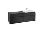 Villeroy & Boch Legato Waschtischunterschrank B69100PD 160x55x50cm, Black Matt Lacquer