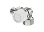 Oventrop Baureihe AV 9 Thermostatventil 1183471 DN 10, Winkel/Eck, rechts, Messing vernickelt