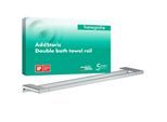 hansgrohe AddStoris Badetuchhalter 41743000 Länge 648mm, doppelt, Wandmontage, Metall, chrom
