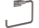 hansgrohe AddStoris Handtuchring 41754340 Wandmontage, Metall, brushed black chrome