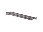 hansgrohe AddStoris Handtuchhalter 41770340 Länge 445mm, zweiarmig, Wandmontage, Metall, brushed black chrome