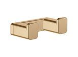 hansgrohe AddStoris Doppelhaken 41755140 Wandmontage, Metall, brushed bronze