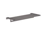 hansgrohe AddStoris Handtuchablage 41751340 Länge 648mm, mit Handtuchhalter, Wandmontage, Metall, brushed black chrome