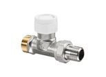 Oventrop Baureihe AV 9 Thermostatventil 1183847 G 3/4 AGxR 1/2, Durchgang, Messing vernickelt