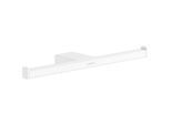 hansgrohe AddStoris Papierrollenhalter 41748700 doppelt, Wandmontage, Metall, mattweiß