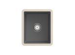 Villeroy und Boch Unterbauspüle 332401SL mit Ablaufgarnitur und Handbetätigung, Stone