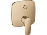 hansgrohe Talis E Fertigmontageset 71474140 Unterputz-Wannen-Einhebelmischer, mit Sicherungskombination, brushed bronze
