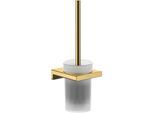 hansgrohe AddStoris WC-Bürstengarnitur 41752990 Wandmontage, Metall, Glas, polished gold optic