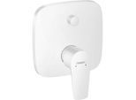 hansgrohe Talis E Fertigmontageset 71474700 Unterputz-Wannen-Einhebelmischer, mit Sicherungskombination, mattweiß