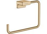 hansgrohe AddStoris Handtuchring 41754140 Wandmontage, Metall, brushed bronze