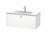 Duravit Brioso Waschtischunterschrank BR400301018 1020x479mm, Weiß Matt, 1 Auszug, Griff Chrom