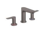 hansgrohe Talis E Waschtisch-3-Loch-Armatur 71733340 mit Ablaufgarnitur, brushed black chrome
