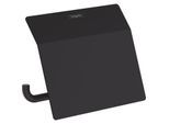 hansgrohe AddStoris Papierrollenhalter 41753670 mit Deckel, Wandmontage, Metall, mattschwarz