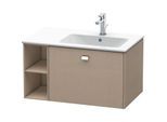 Duravit Brioso Waschtischunterbau BR401401075 820x479mm, Leinen, Regal rechts, Griff Chrom