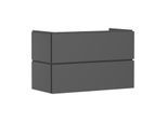 hansgrohe Xilesa E Waschtischunterschrank 54262760 980x470mm, 2 Schubkästen, schiefergrau matt
