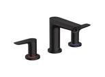 hansgrohe Talis E Waschtisch-3-Loch-Armatur 71733670 mit Ablaufgarnitur, mattschwarz