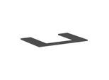hansgrohe Xilesa E Konsole 54269760 Ausschnitt mittig, 780 x 550 mm, schiefergrau matt