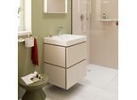 hansgrohe Xilesa E Waschtischunterschrank 54254780 580x470mm, 2 Schubkästen, sandbeige matt