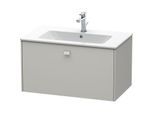Duravit Brioso Waschtischunterbau BR400200707 820x479mm, Betongrau Matt, 1 Auszug