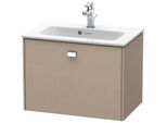 Duravit Brioso Waschtischunterbau BR401001075 620x389mm, Leinen, 1 Auszug, Griff Chrom