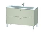 Duravit Brioso Waschtischunterbau BR440409191 1220x479mm, Taupe, 2 Auszüge