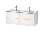 Duravit Brioso Waschtischunterschrank BR410502222 1290x553 mm, Weiß Hochglanz, 2 Auszüge